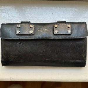 Rag & Bone black leather wallet